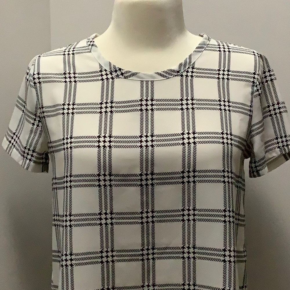 Sheer Patterned Blouse